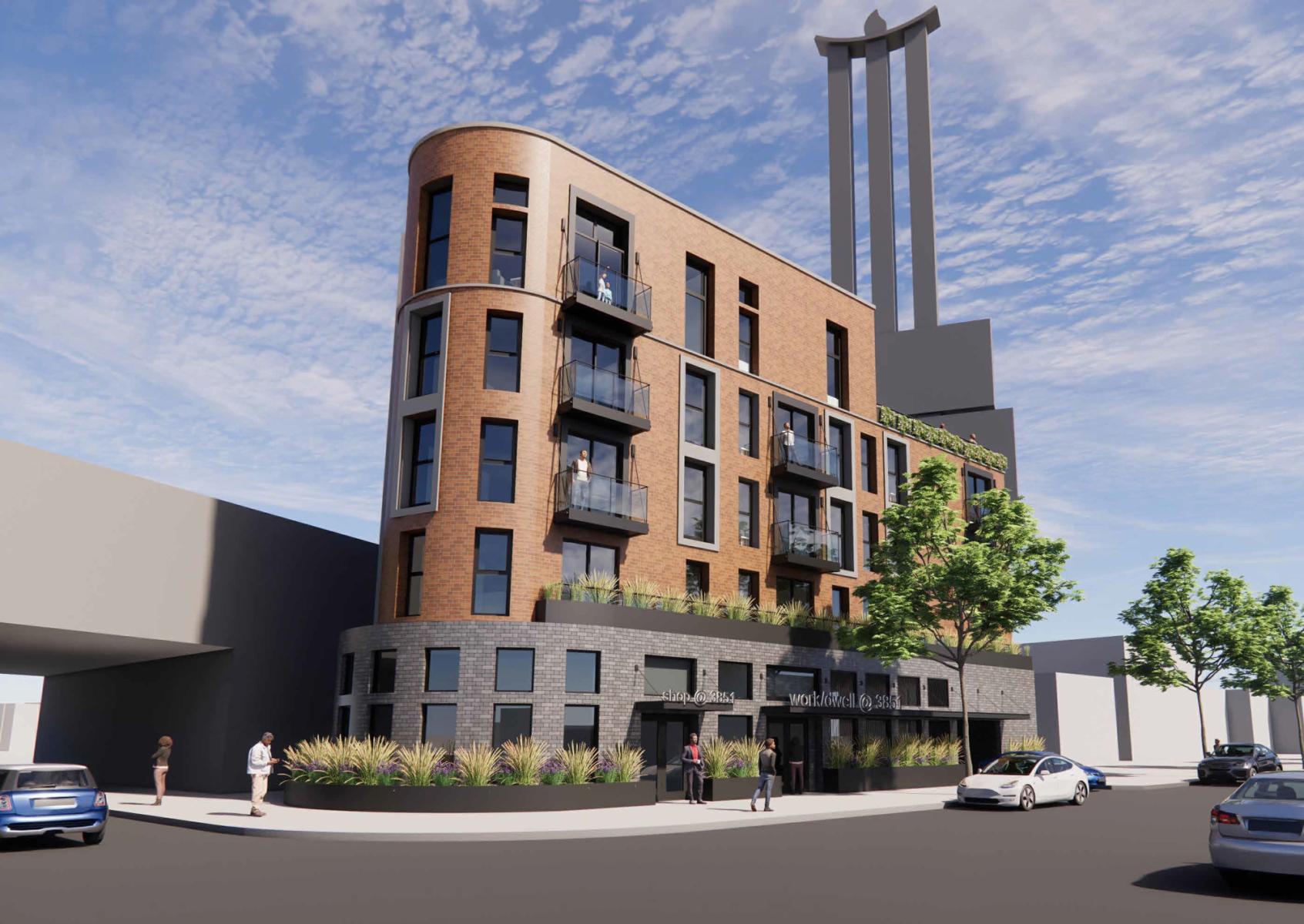USC appeals proposed mixed-use apartment building at 3851 S 